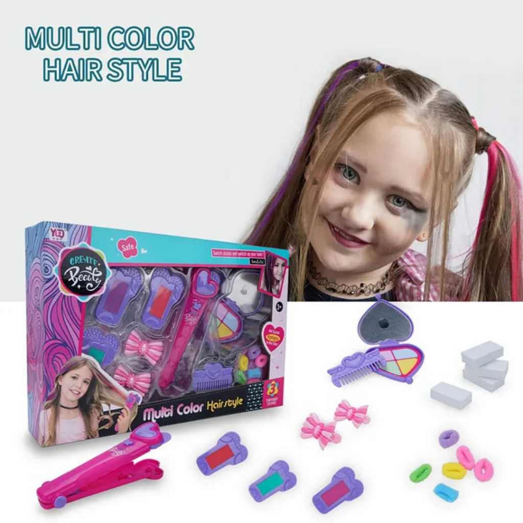 8T 2021 Mult Color Hair Style Catokan Mainan Anak Mainan Cat Rambut Anak