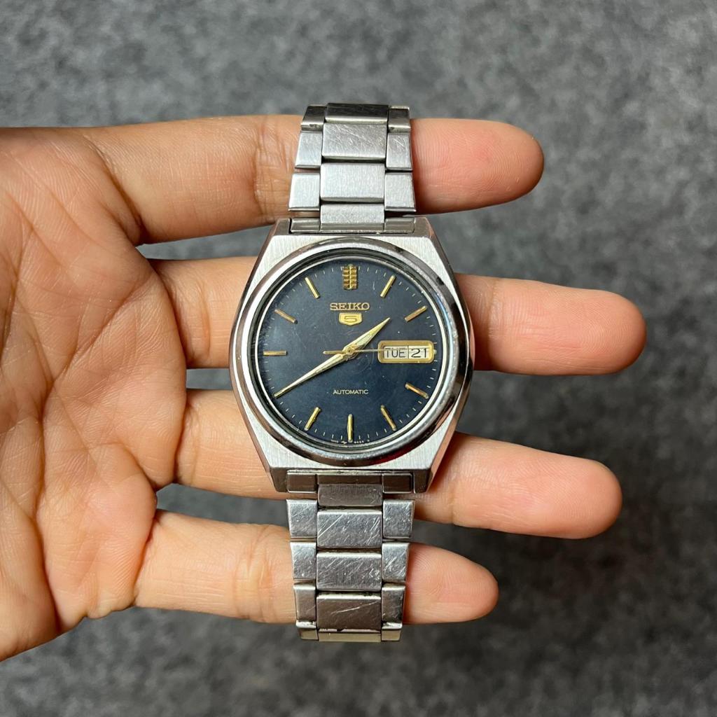 Jam tangan tangan seiko 5 second original