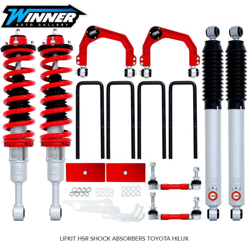 SHOCK MOBIL HILUX FULL SET PER DEPAN LIFKIT HSR SHOCK ABSORBERS TOYOTA HILUX