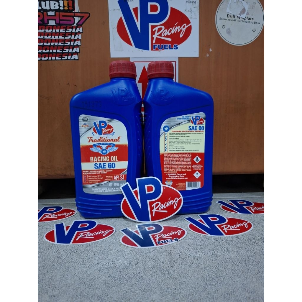 oli mesin vp racing non synthetic sae 60
