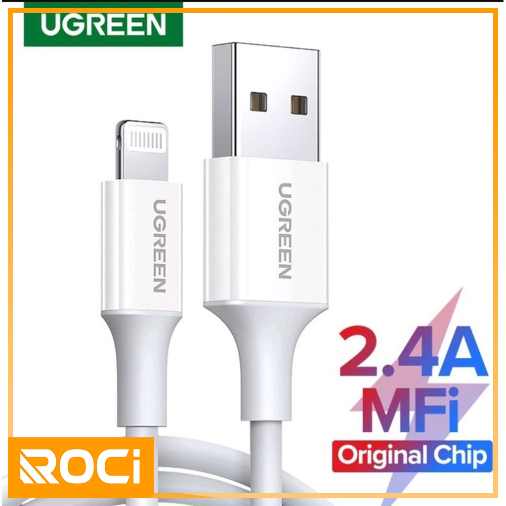 CHARGER IPHONE UGREEN USB to LIGHTNING - KABEL IPHONE - KABEL DATA IPHONE - IPHONE - CAS IPHONE - KA