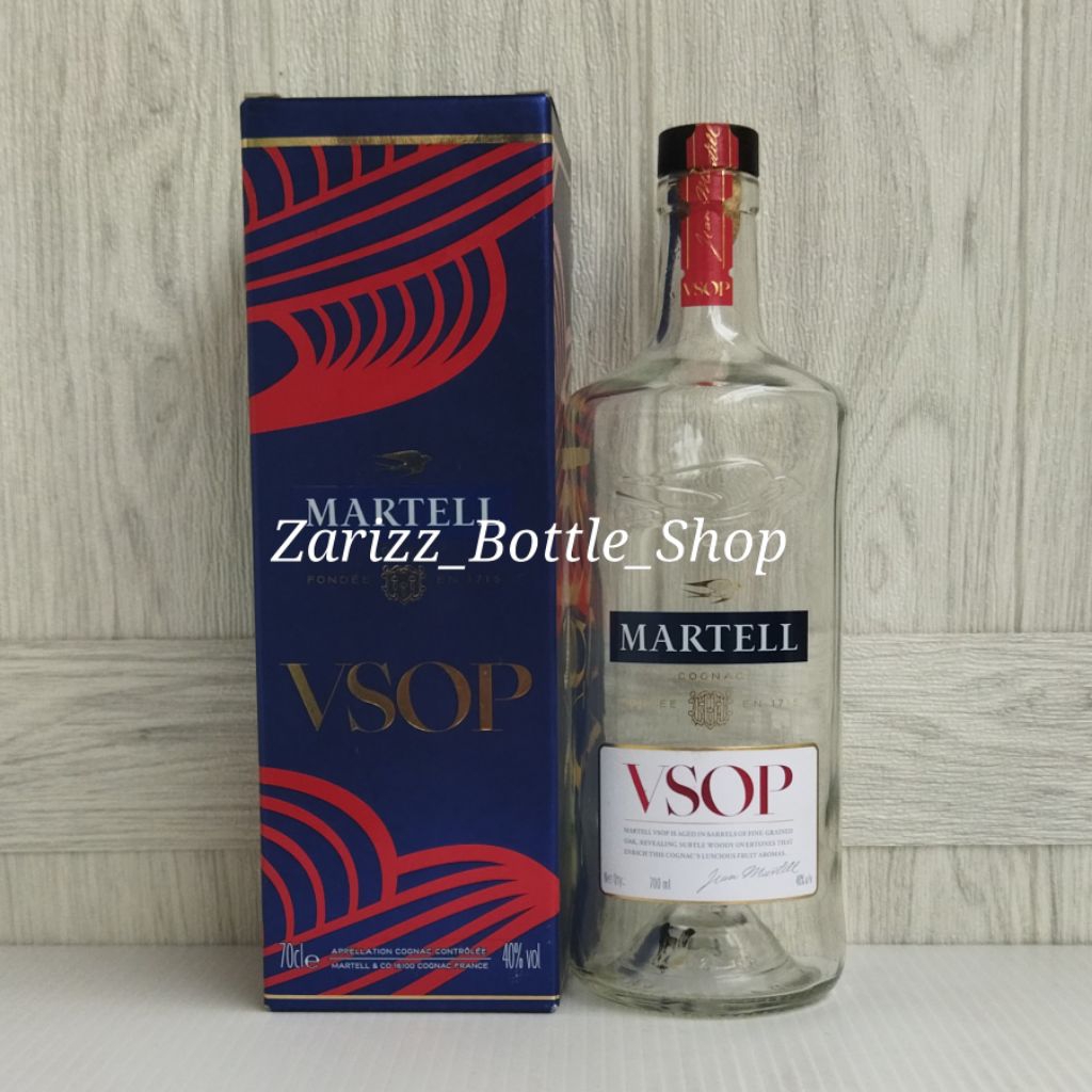 Botol Kosong Martell Vsop 700ml + Box