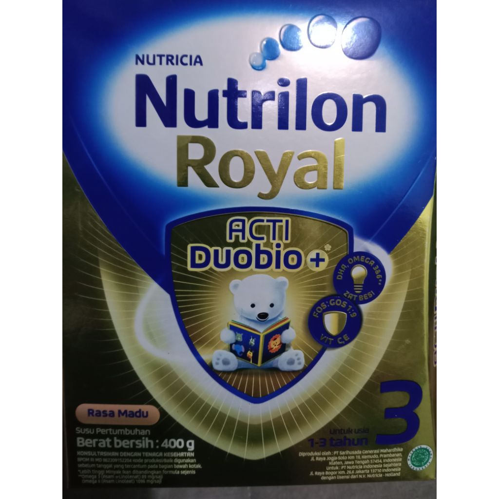 Nutrilon royal madu 400 gram/ susu Nutrilon 3 / susu anak / susu bubuk