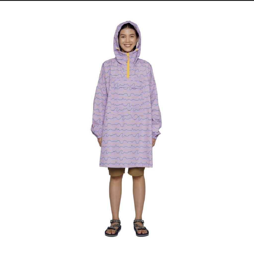 JAS HUJAN WANITA || PONCHO WANITA TRISHA PURPLE