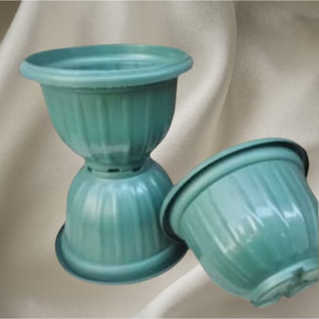 Pot Bunga 30  / Suegei Hijau / Pot Tanaman / Pot Plastik