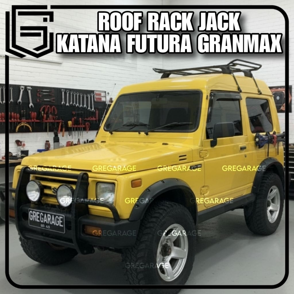 Roof Rack Jack Katana Jenong Granmax Luxio Hardtop Kuda Roofrack Bagasi Atas Atap Jumbo Mobil