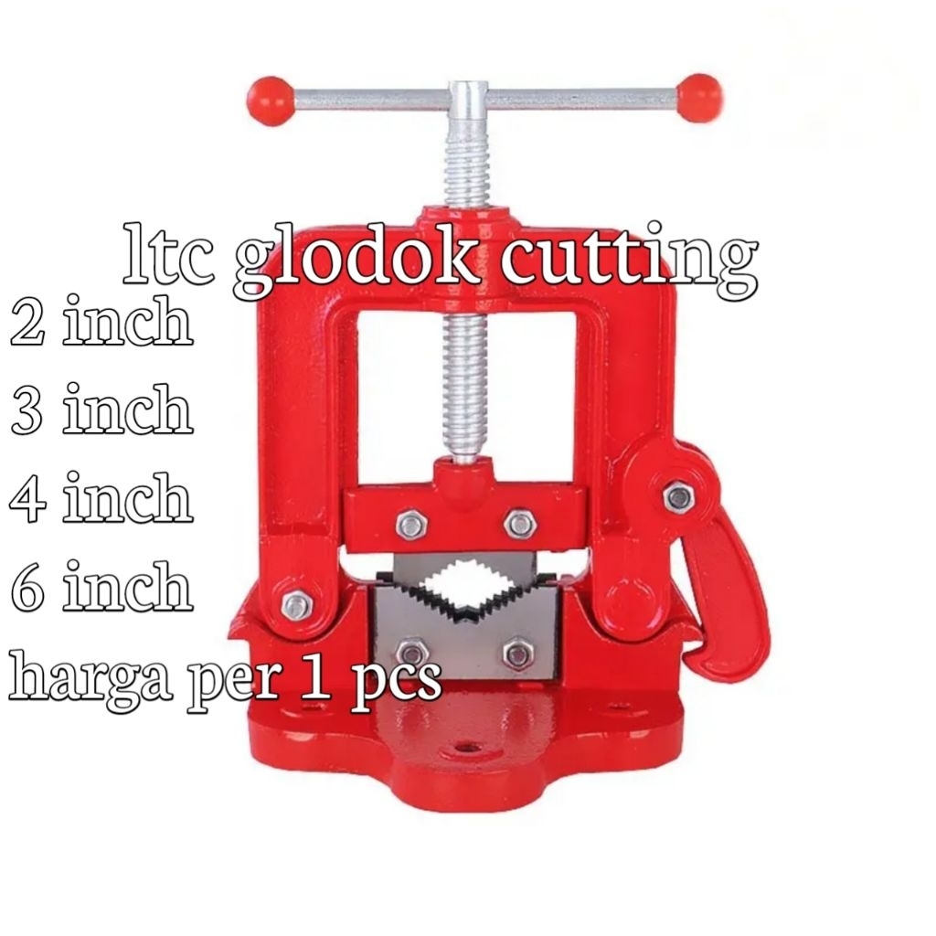 ragum catok penjepit pipa/pipe vice 2 3 4 6 inch ragum alat penjepit pipa besi