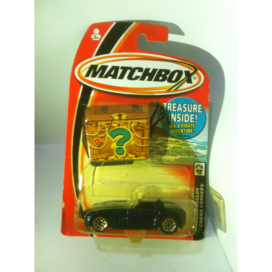 Matchbox. 2005 Buried Treasure - 42. Ford Shelby Cobra Concept by MATTEL