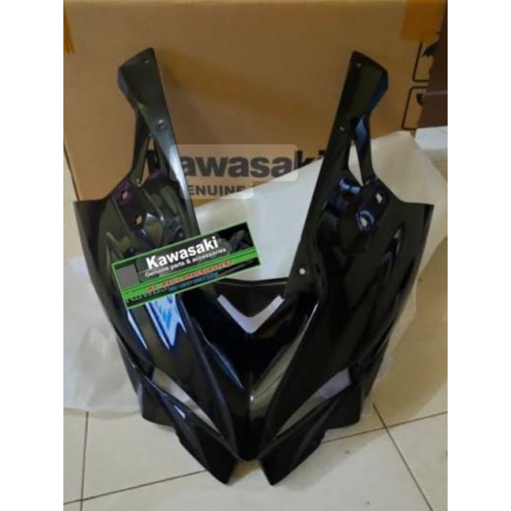 FERING BATOK LAMPU DEPAN ZX25R ZX 25 R ZX25 R HITAM POLOS ORIGINAL