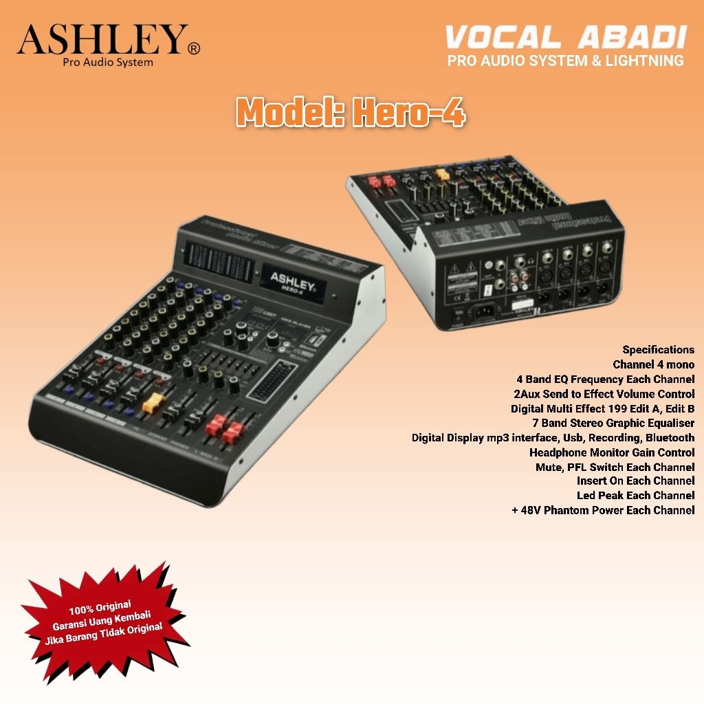MIXER AUDIO ASHLEY HERO-4