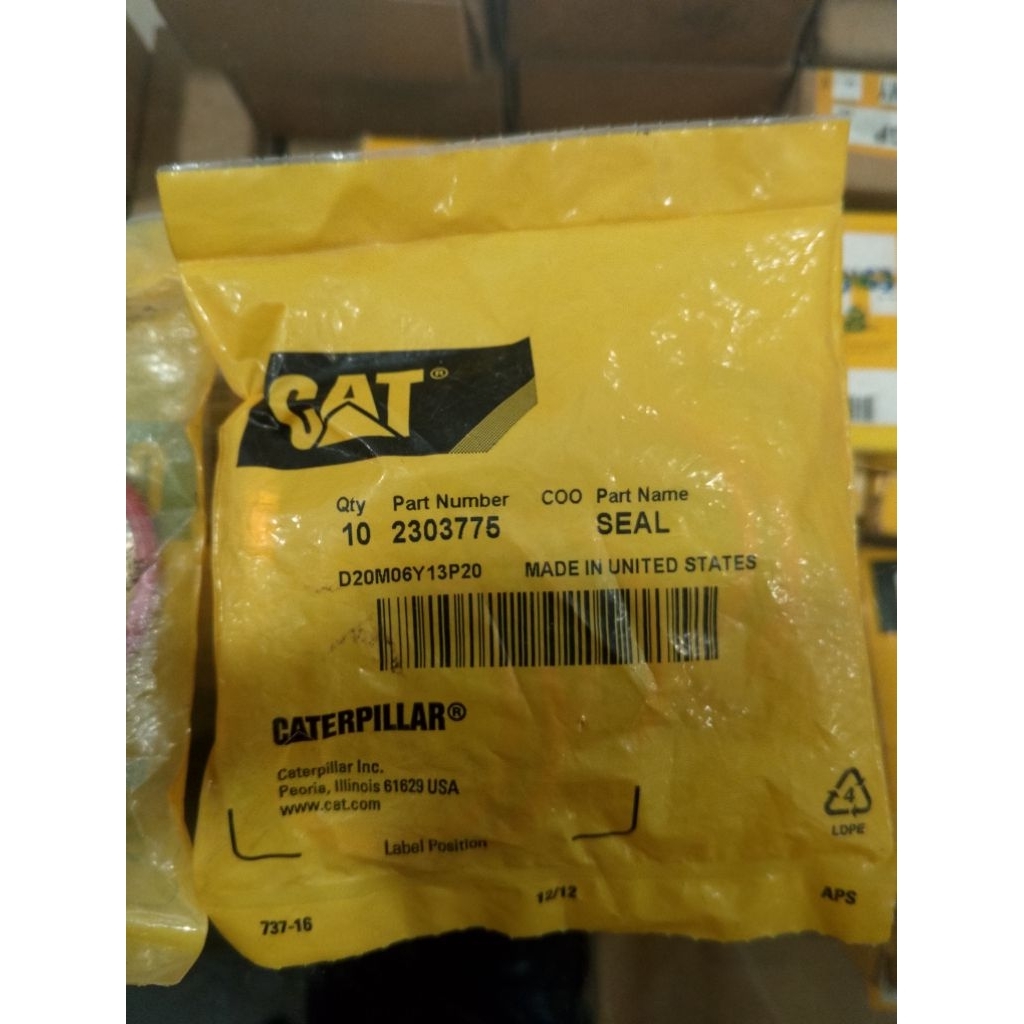 230-3775 SEAL CATERPILLAR GENUINE 2303775