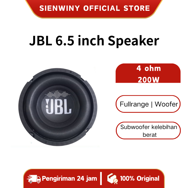 SIENWINY  JBL 6.5 inch  Speaker Subwoofer 4 ohm 200 watt | Fullrange | Woofer