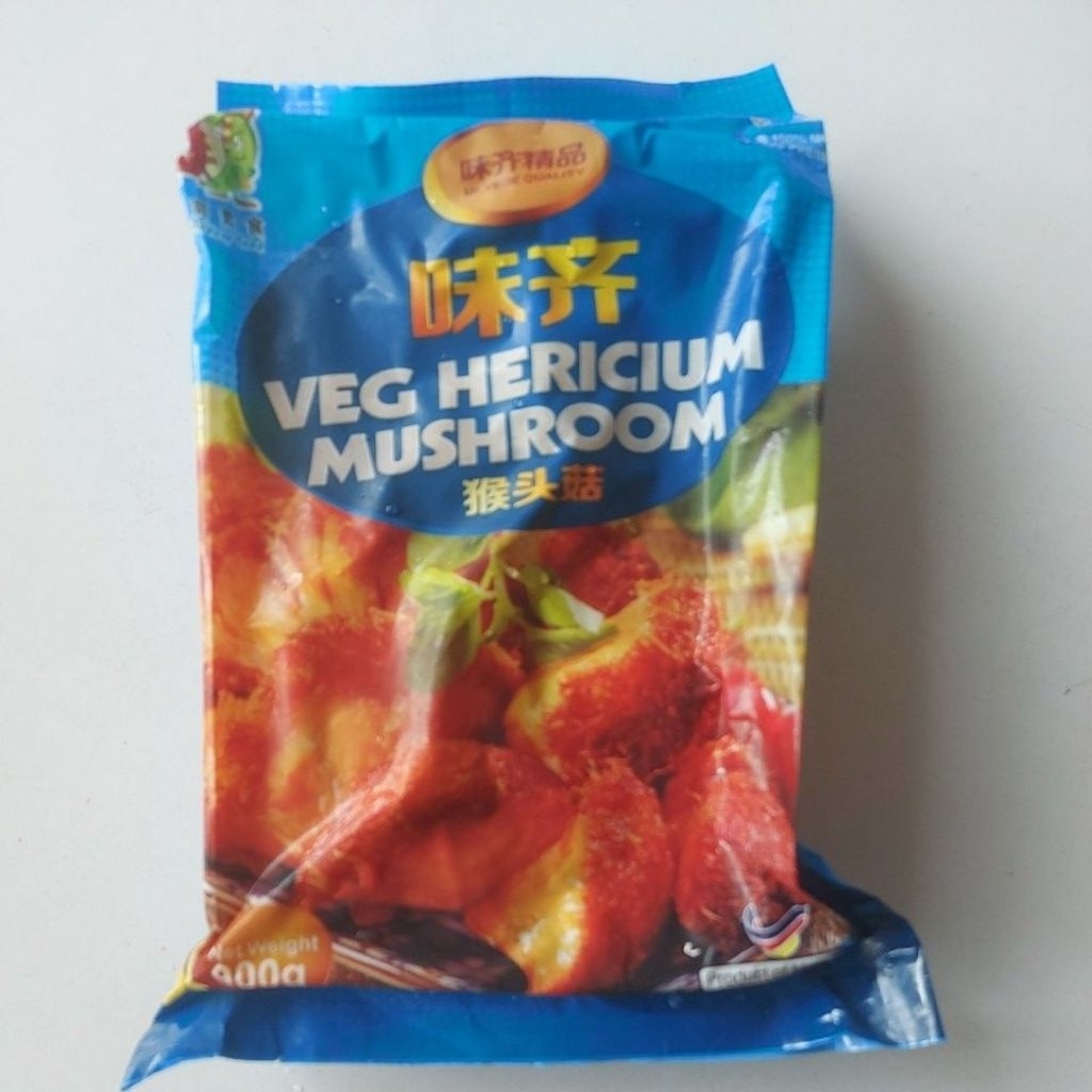 VEG HERICIUM MUSHROOM, 900G, ((FROZEN FOOD), MR VEGE, MALAYSIA PRODUCT