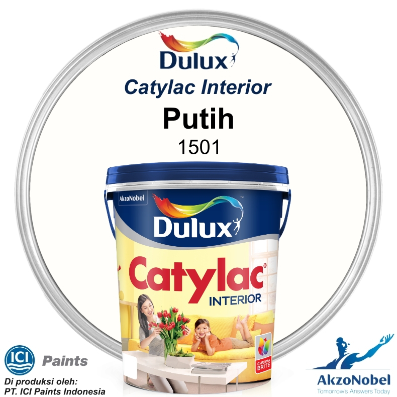 CAT DULUX CATYLAC INTERIOR 25 KG - PUTIH 1501