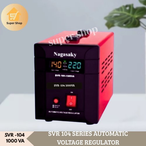 STABILIZER DIGITAL AUTOMATIC VOLTAGE REGULATOR   SVR-104 SERI 1000 VA