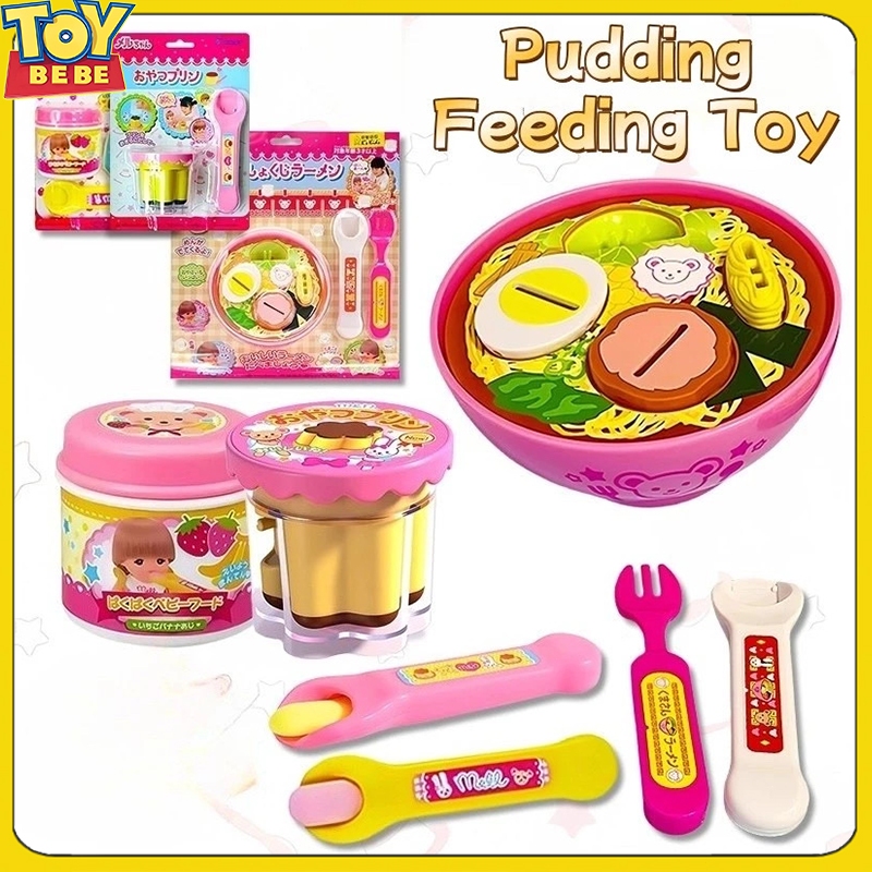 TOYBEBE Mainan Piring Makan Boneka Mell Chan Ramen Set Baby Alive Doll Plate Aksesori Mell Chan Main