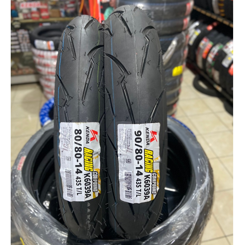 BAN KENDA K6039 RACING 80/80-14 90/80-14 80/90-14 90/90-14 TUBELESS RACING COMPOUND DONAT