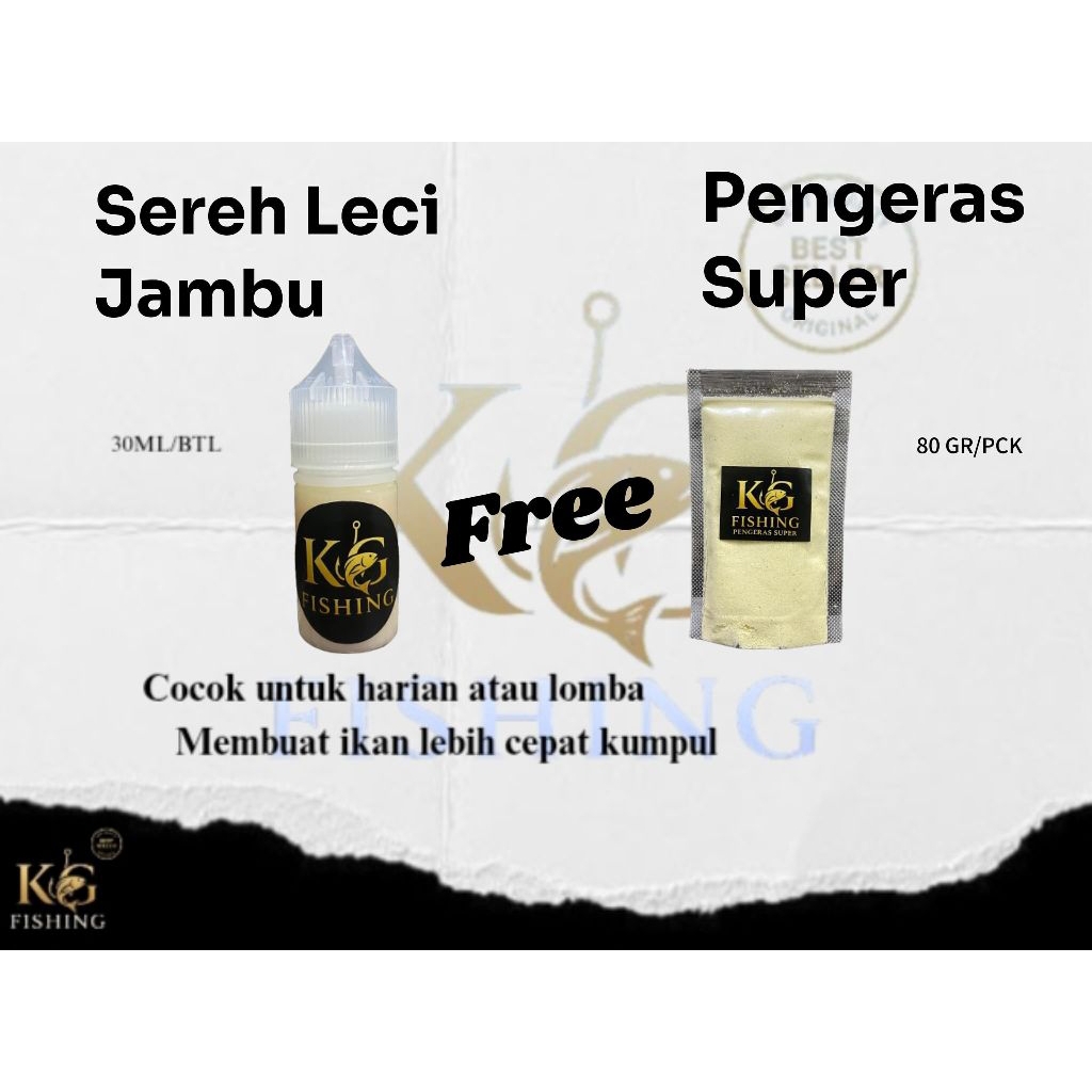 Paket Juara Sereh leci Jambu Cocok untuk ikan mas rame dan indukan