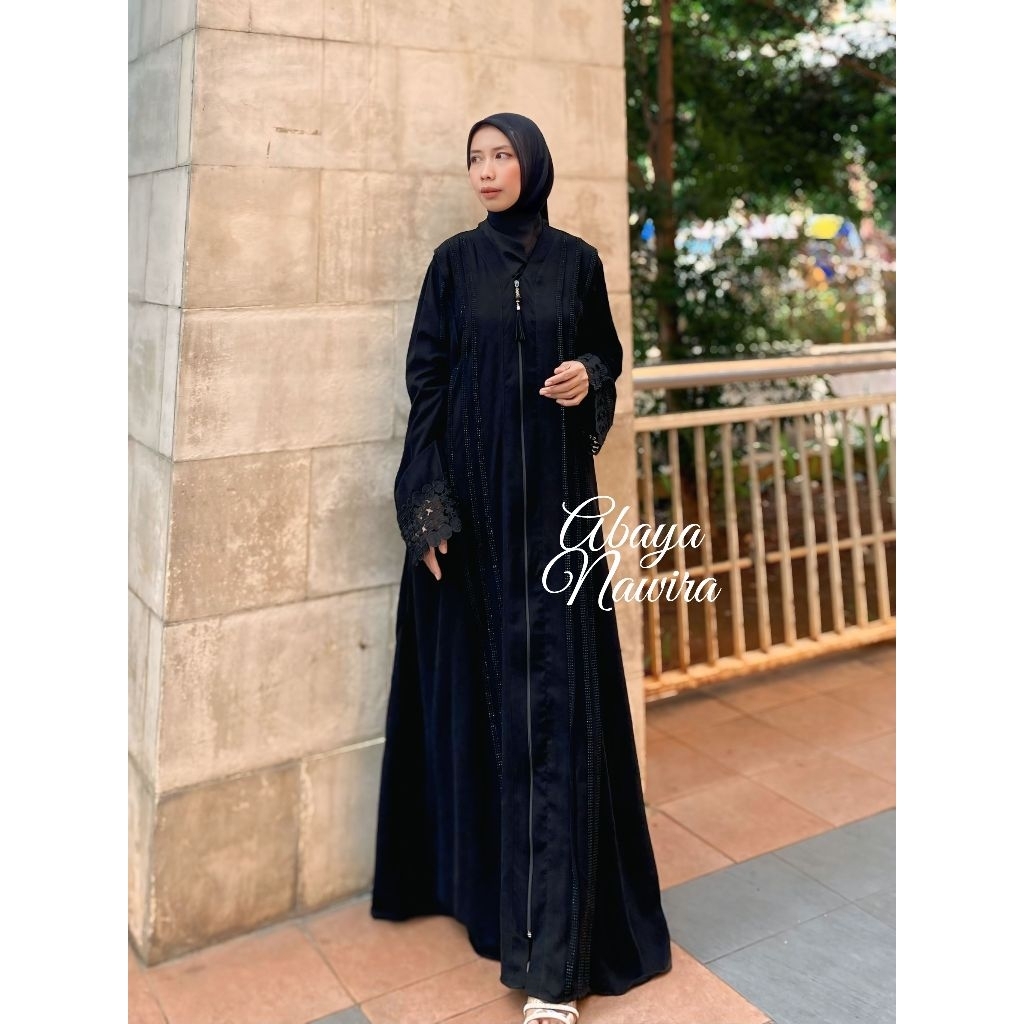 Ophie151 - Gamis Hitam Nawira Payet