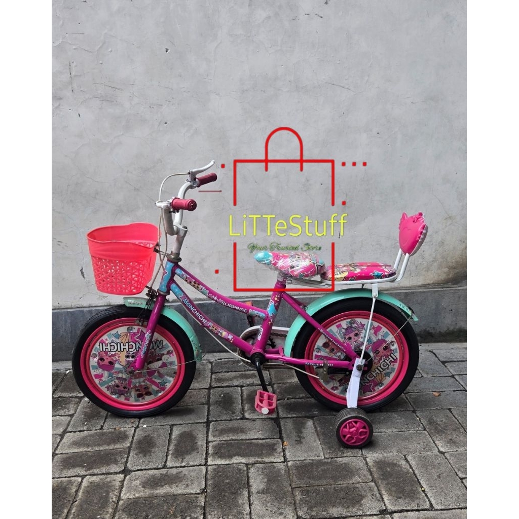 SALE OBRAL!! Sepeda anak perempuan 16" Monchichi