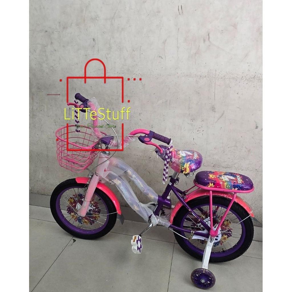 Sepeda anak perempuan 16" Trex UNICORN