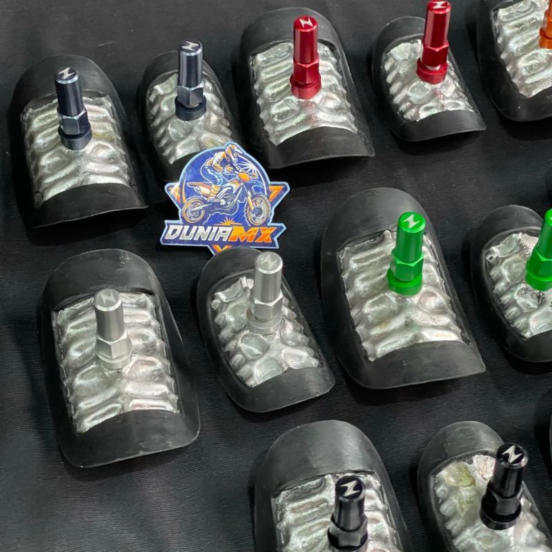 Stopper Ban Jumbo Kombinasi + Rim Lock Nut Ban 18 -21 CNC ZPOWER