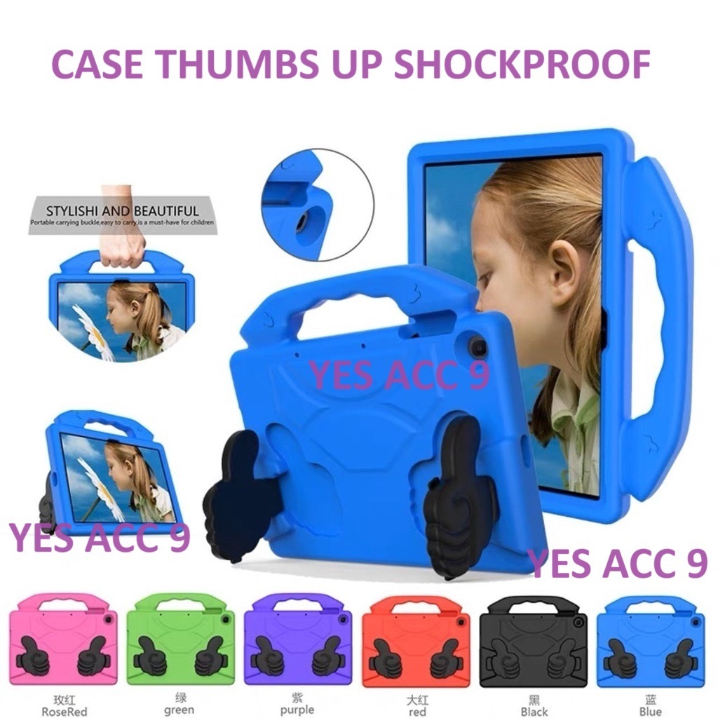 SAMSUNG TAB A11 | Casing Tablet Anak SAMSUNG TAB A11+ Case Jempol Standing EVA Kid Tahan Banting