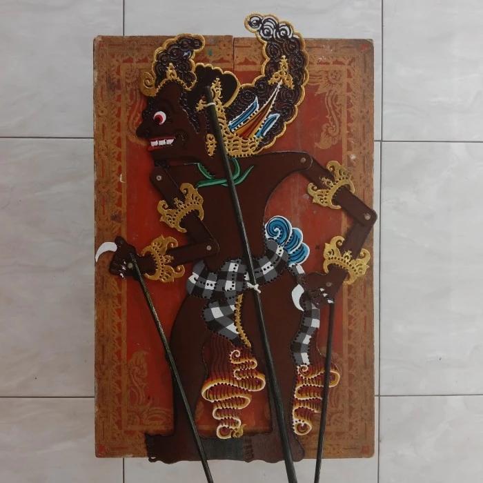 Wayang Kertas Karton Bima Werkudara Bali