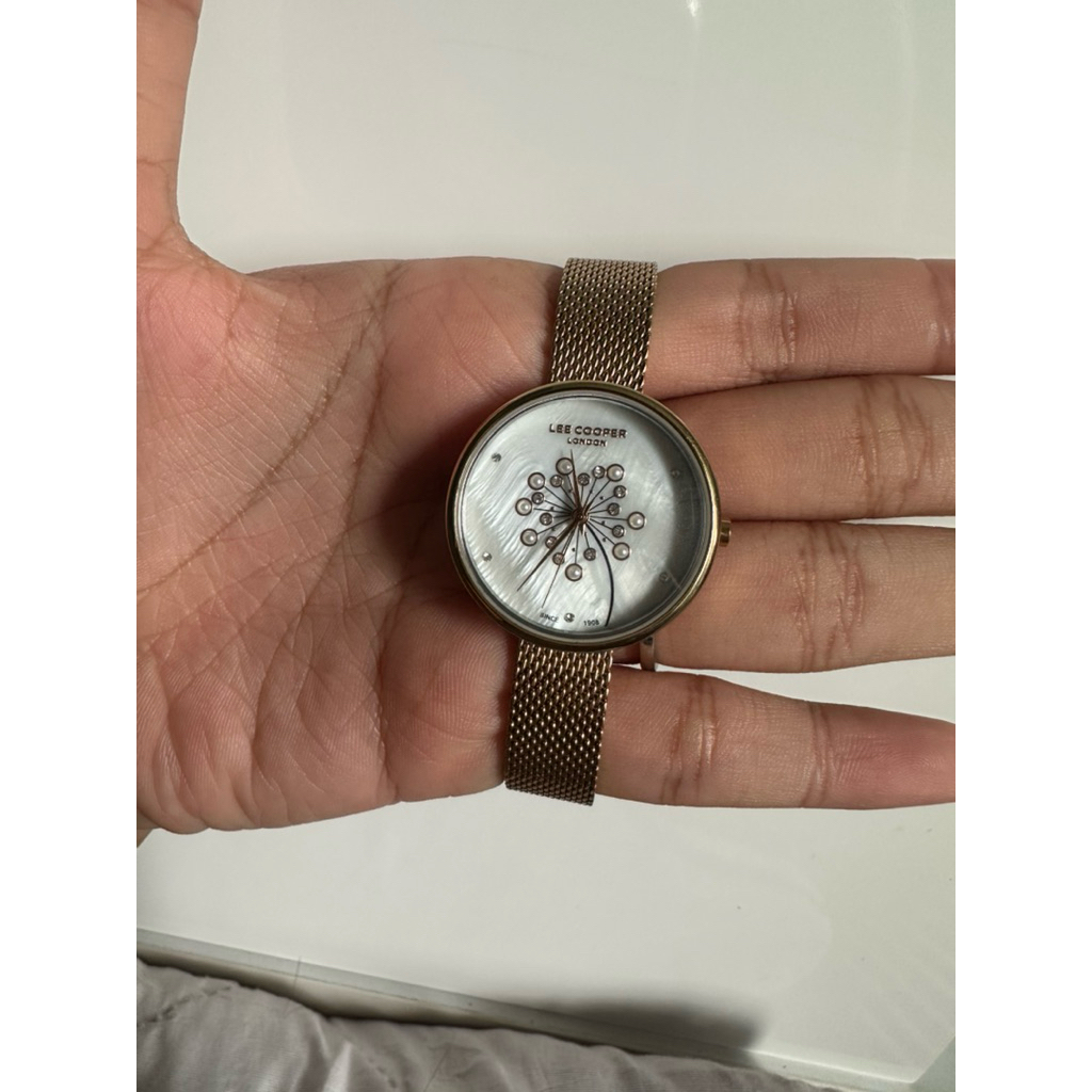 Lee Cooper Watch Rose Gold