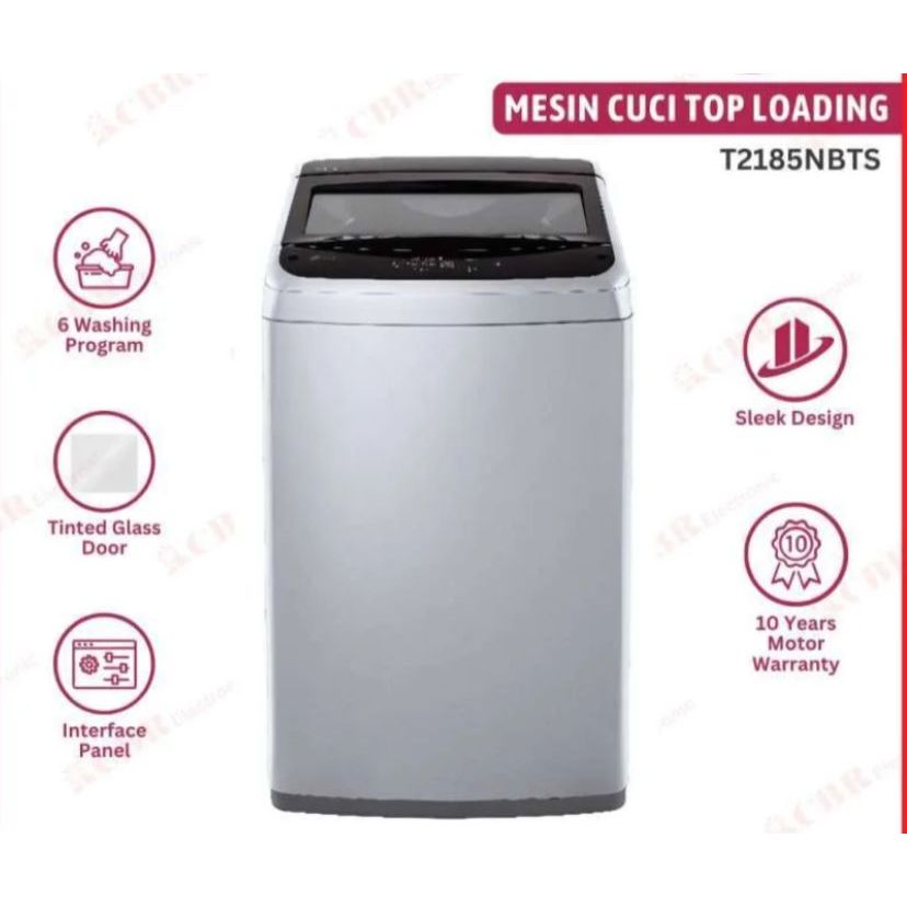 Mesin Cuci LG 1 Tabung  T2185NB 8KG