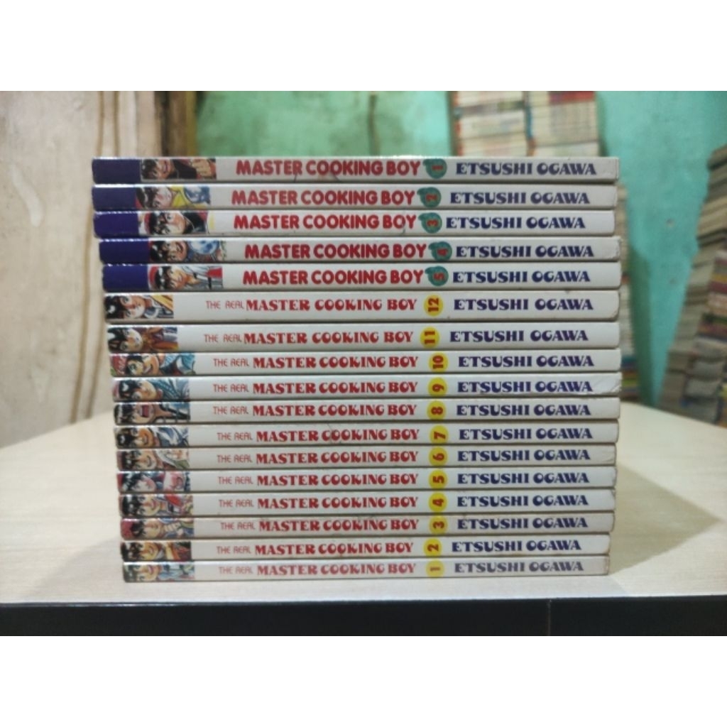komik MASTER COOKING BOY dan THE REAL MASTER COOKING BOY. ( 17 buku Tamat)