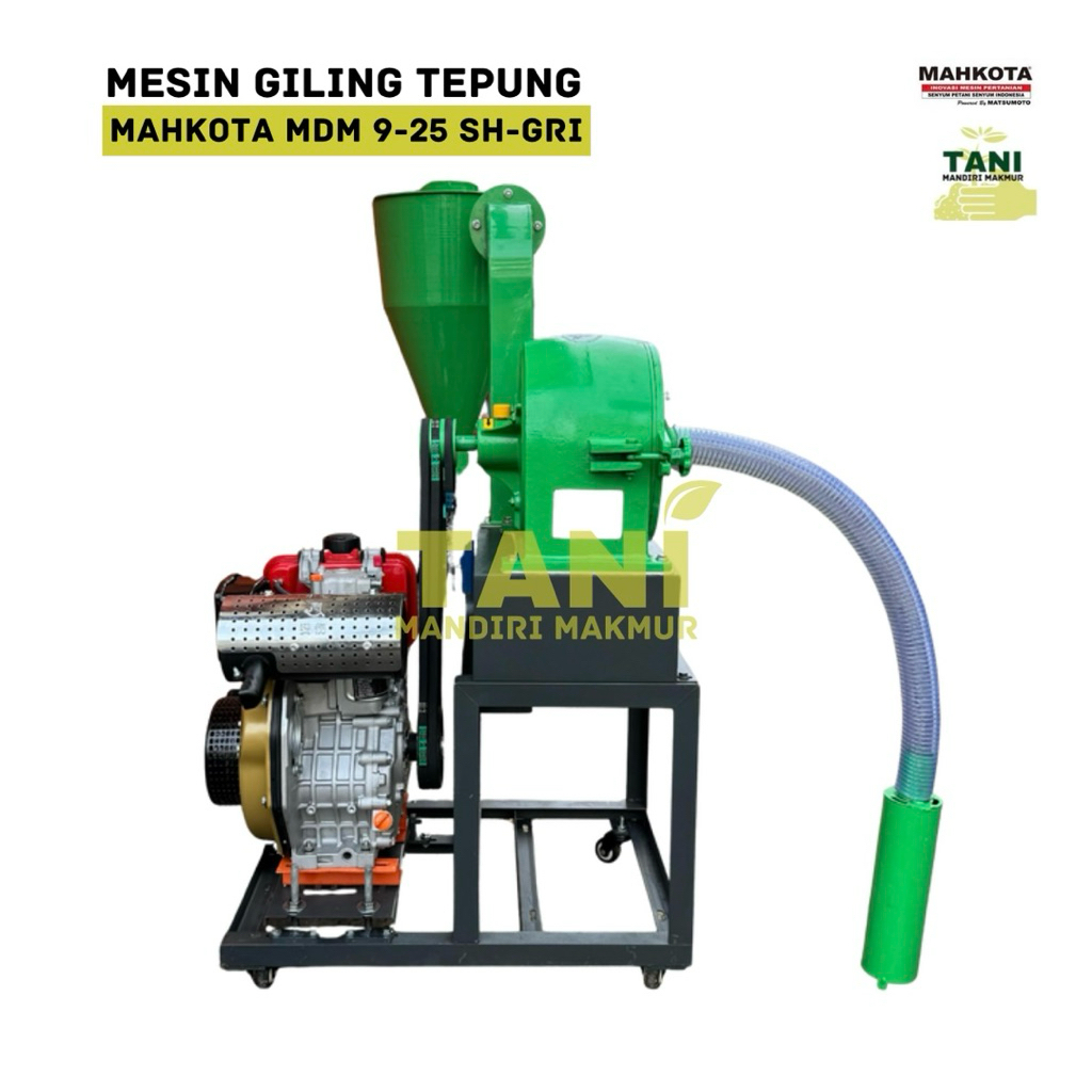 MDM 9-25 SH GRI MAHKOTA MESIN GILING TEPUNG / FLOUR MILL DISK MILL MDM 925 SH MAHKOTA
