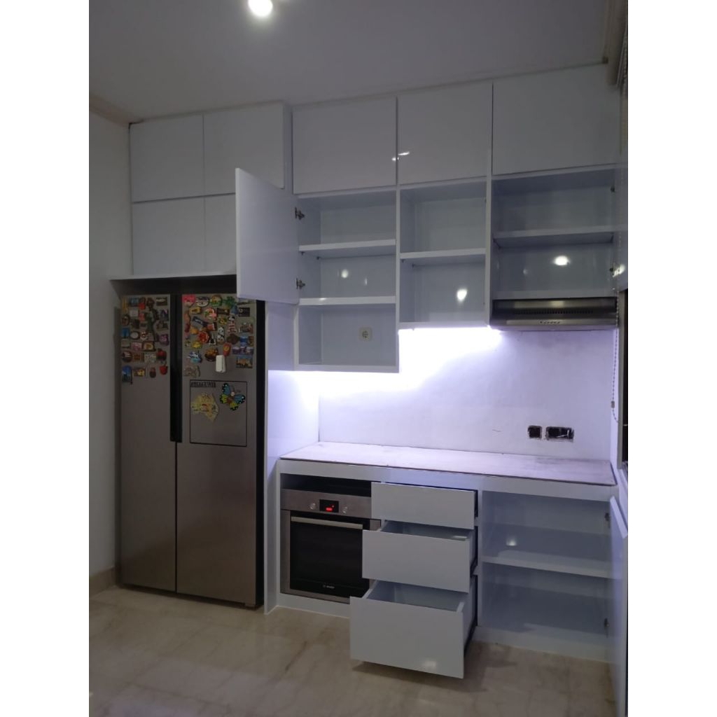 kitchen set dobel layer acp