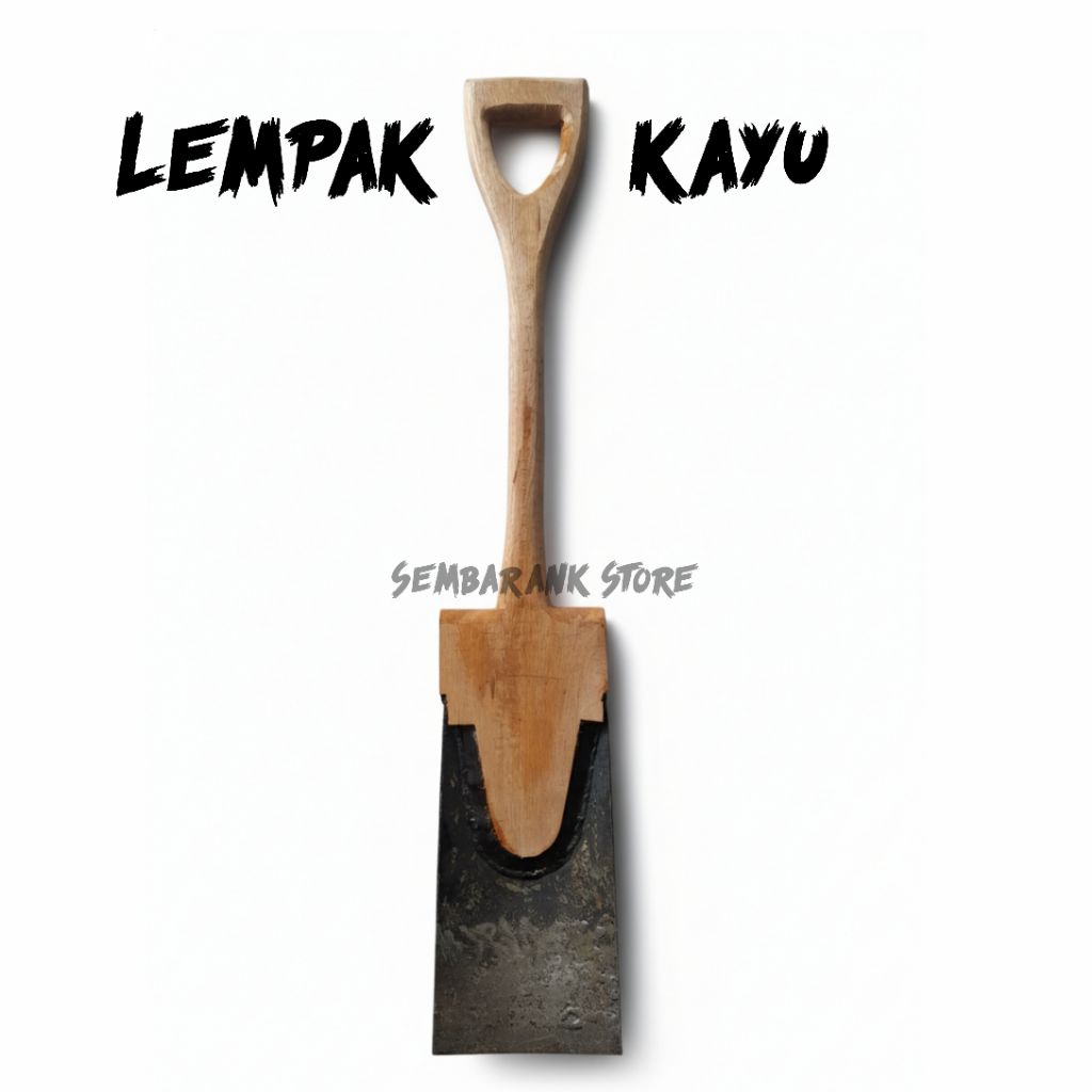 Lempak Kayu Gagang Panjang Kuat Tebal Baja | Linggis Dodos Mini Sekop Gali Tanah Kebun