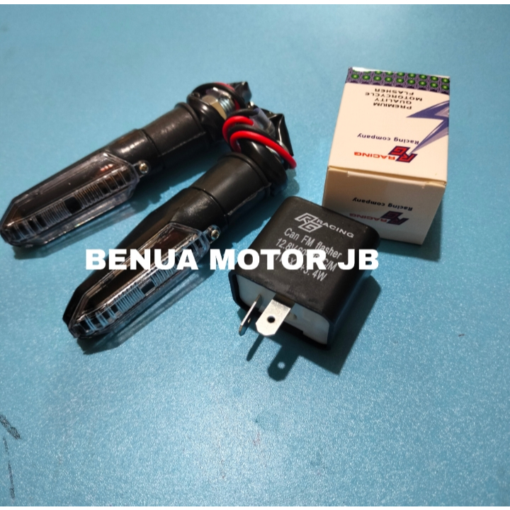 PAKET Flasher sen RG + 2 PCS Sen Variasi Lampu Sen Variasi Model Cb150r Mini Tst Original Universal 