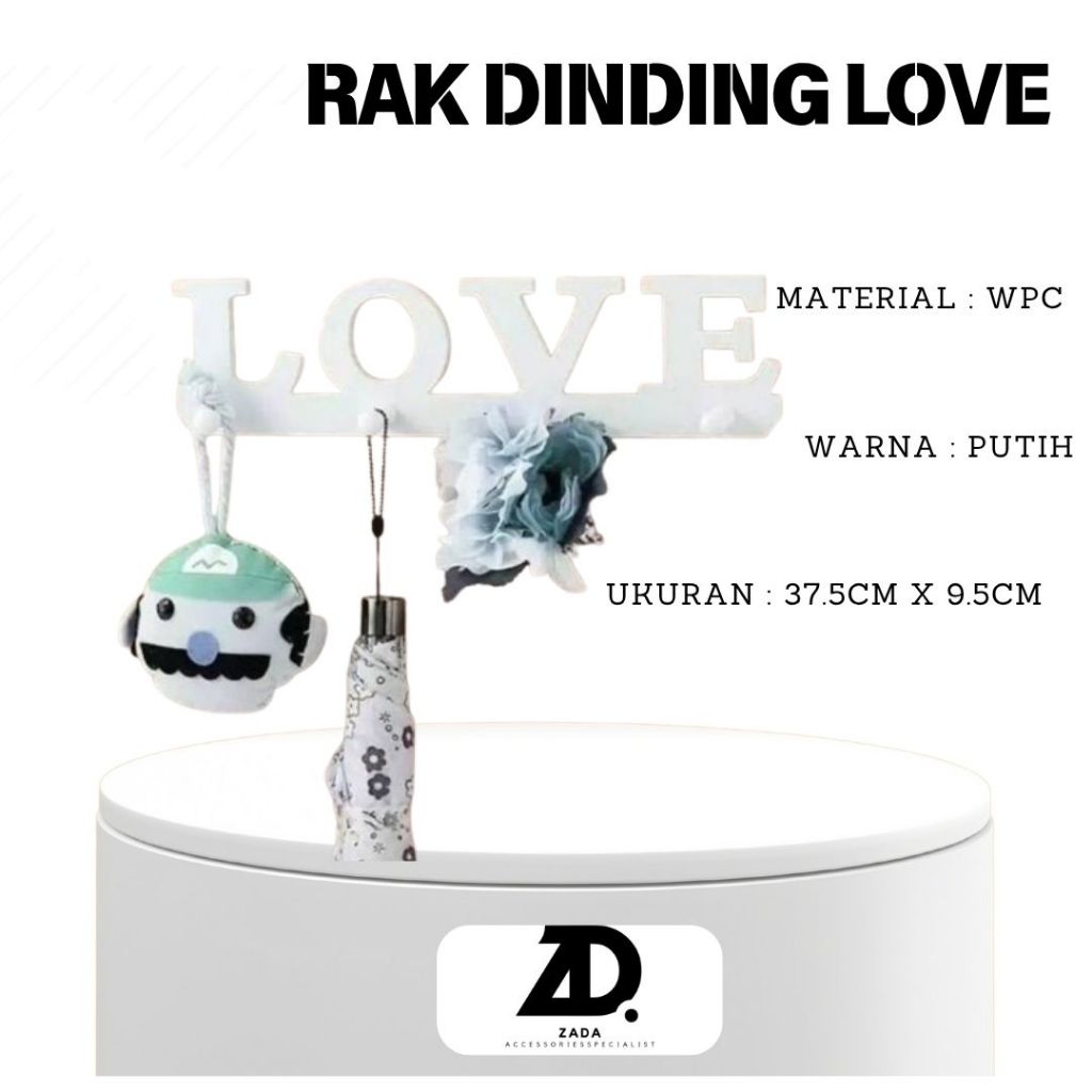 Rak Dinding Love Home Rak Dinding Tembok Rak Serbaguna Rak Hiasan