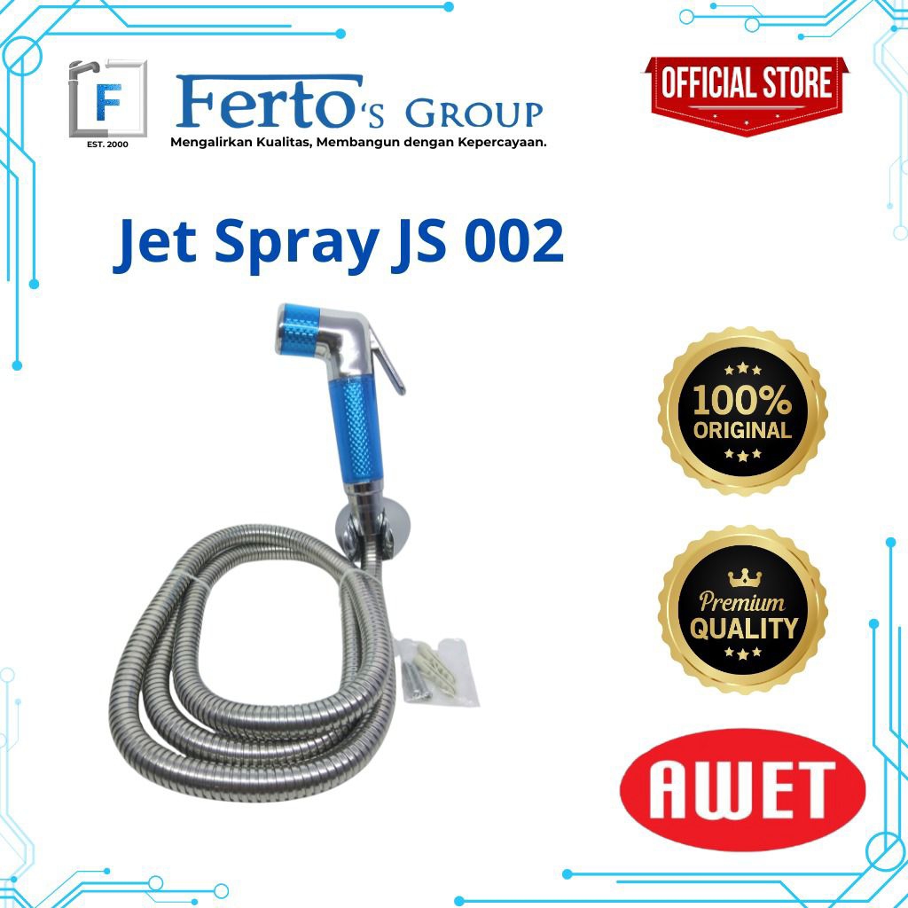 Jet Spray / Bidet AWET JS 002 - Kuat, Anti Bocor, Tahan Lama
