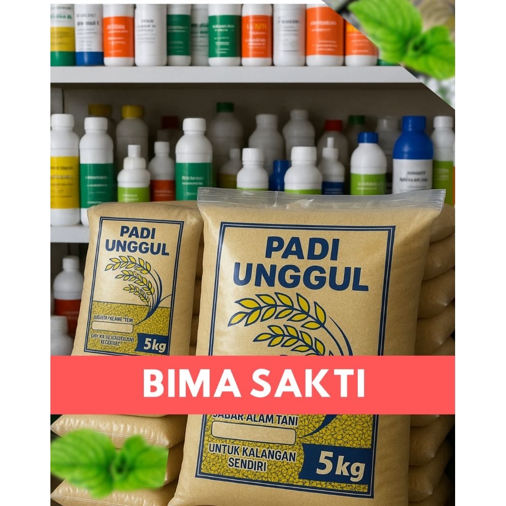 benih padi bima sakti kemasan 5 kg