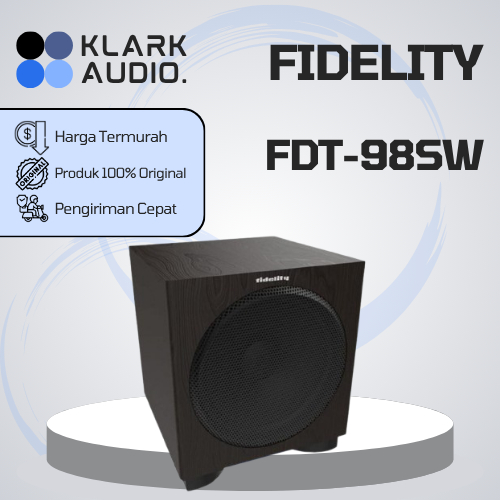 FIDELITY FDT-98SW / FDT 98SW / FDT98SW Subwoofer Aktif 12inch 12" Original