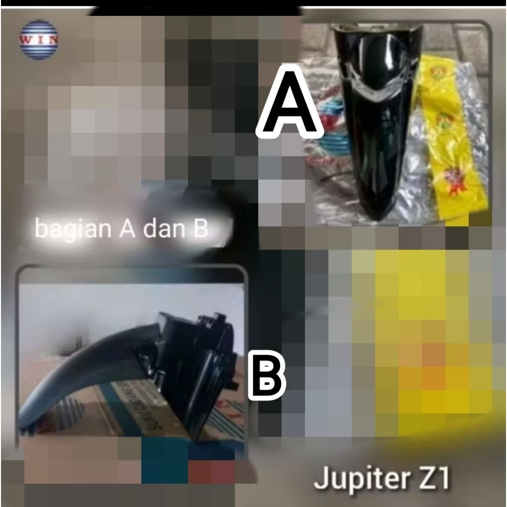 Spakbor depan Jupiter z1 bagian A/B slebor depan Jupiter z 1