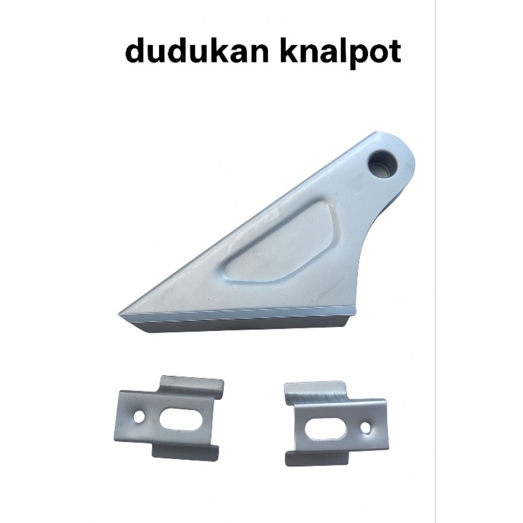 Breket Knalpot Dudukan Knalpot Beat Karbu/ Beat Fi/Beat Deluxe/Beat Steet/Scoopy