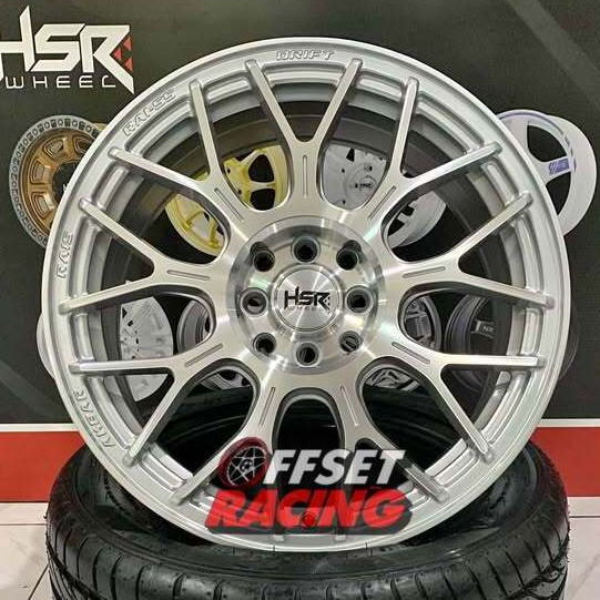 Velg R16 Racing Jazz Yaris Swift Brio Livina Velg Mobil HSR RAI-S5 Ring 16 Lebar 7