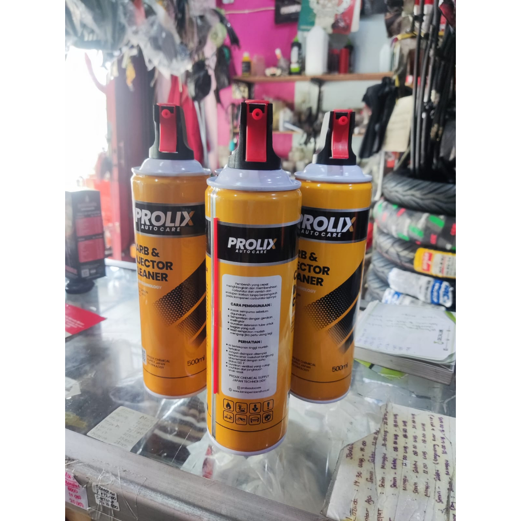1DUS / 24PCS CARBU CLEANER KARBU KLINER 500ML PROLIX PEMBERSIH CARBURATOR INJECTION PROLIX 500ML