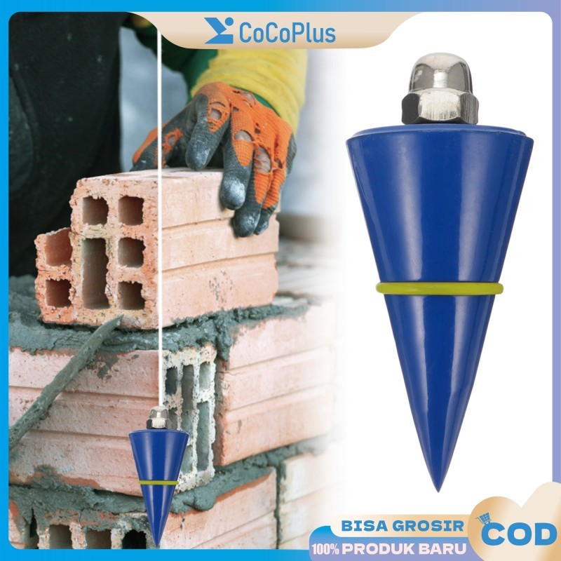 Alat Ukur Plumb Bob Bandul Timbangan 500gr 750gr 1000gr Kerucut untuk Lot Tukang Besi Pengerjaan Las