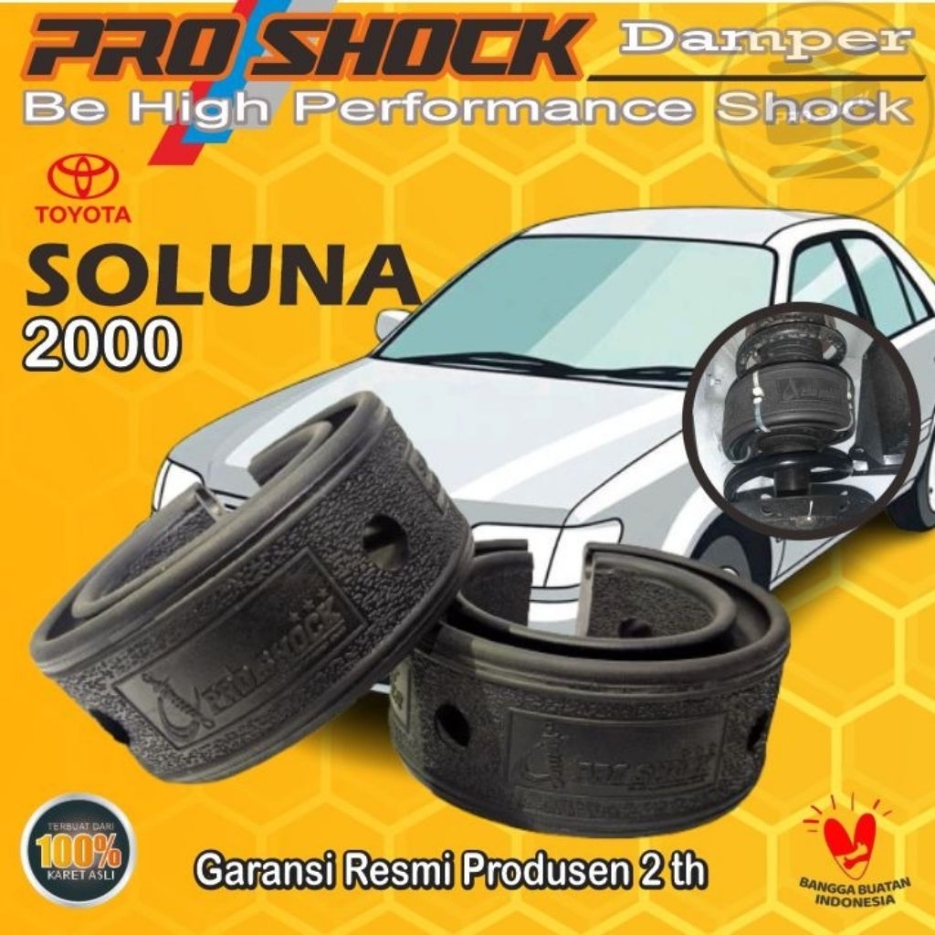Pro Shock Karet Damper Mobil Peredam Guncangan Shockbreaker Mobil TOYOTA SOLUNA Karet Damper Dumper 