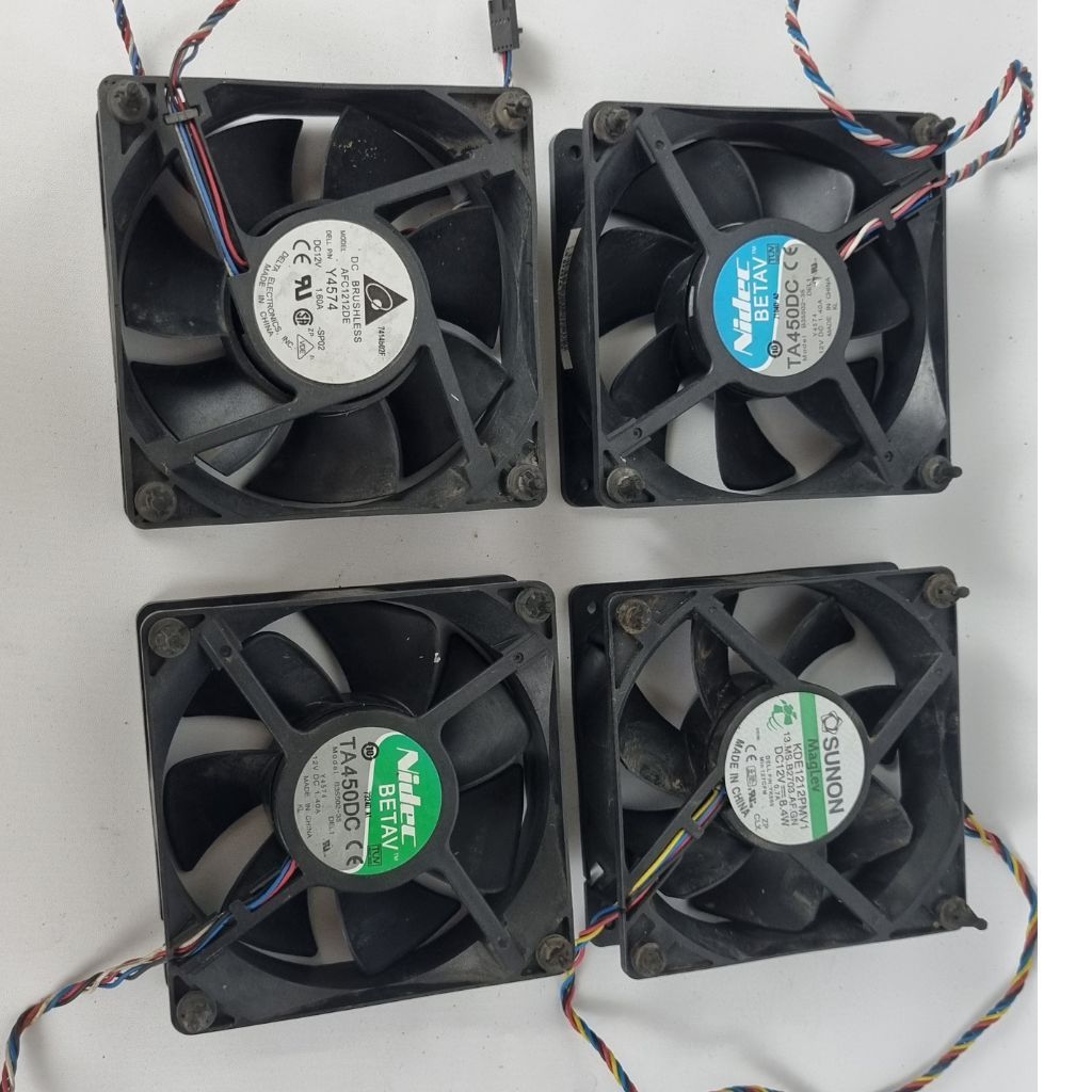 Kipas Cooling Fan Bekas 12x12 cm 12V DC