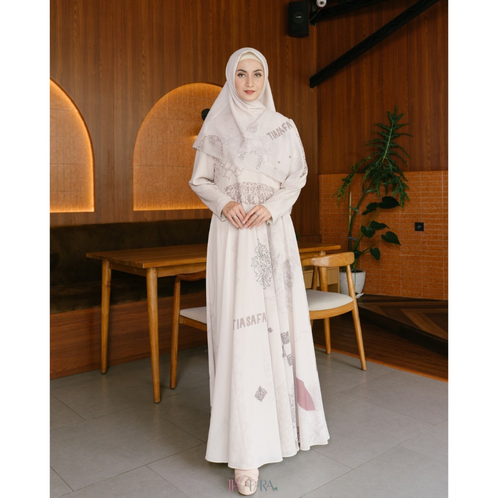 Tiasafar - Set Afifah - Set Scarf Voal - Voal Premium - Scarf Syari ukuran 140 x 140