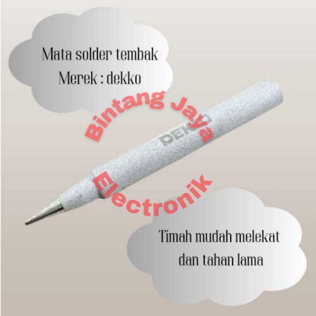 DEKKO MATA SOLDER DQ77N / SOLDERING TIP DQ77N ORIGINAL