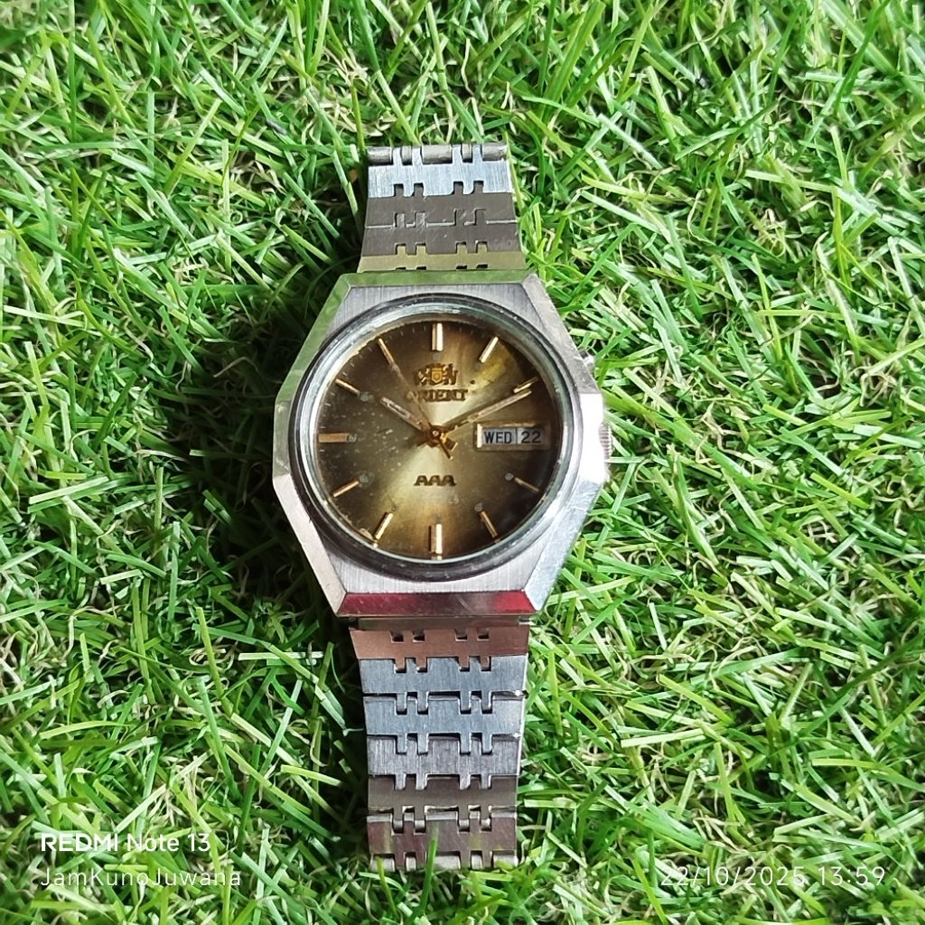 jam tangan pria ORIENT  automatic 21 jewels vintage watch