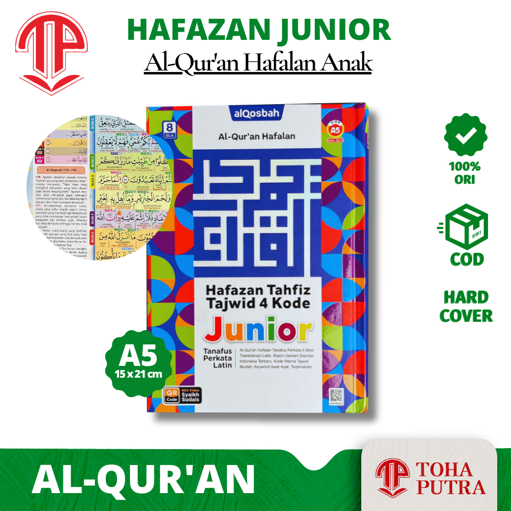 AL QURAN HAFALAN HAFAZAN JUNIOR 8 BLOK WARNA ALQOSBAH